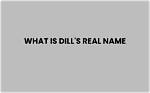 What's Dills Real Name from to Kill a Mockingbird?
