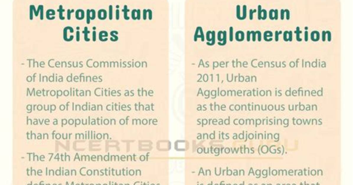 What S the Difference Between a Metropolitan Area and A