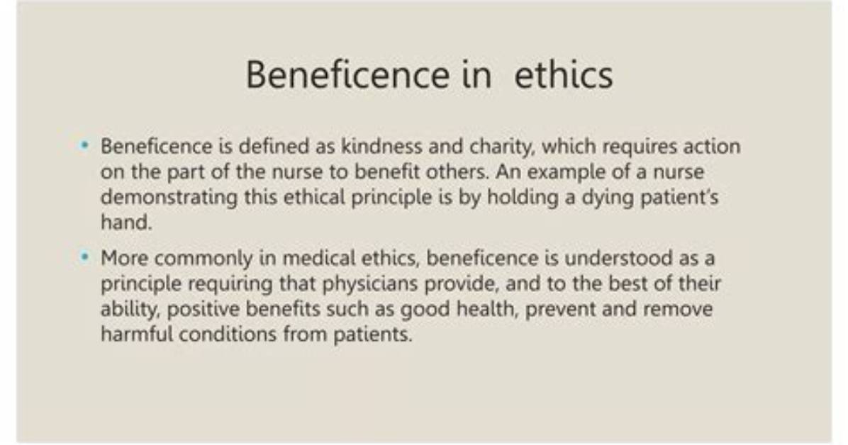 What's the Meaning of Beneficence?