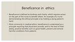 What's the Meaning of Beneficence?