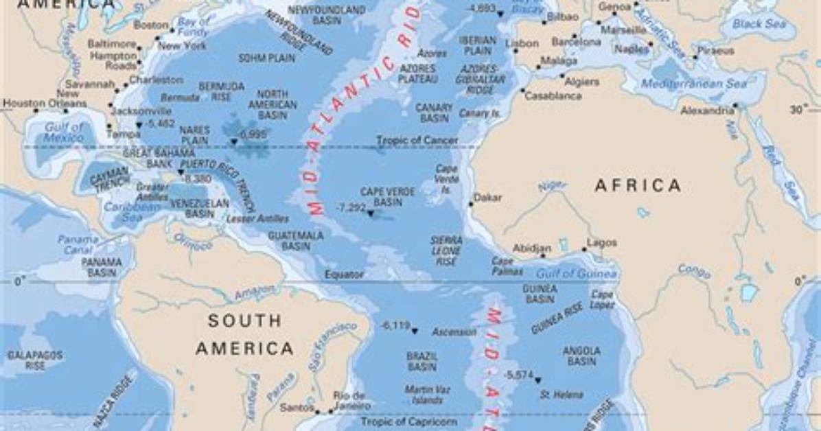 What's the Mid Atlantic Ridge?