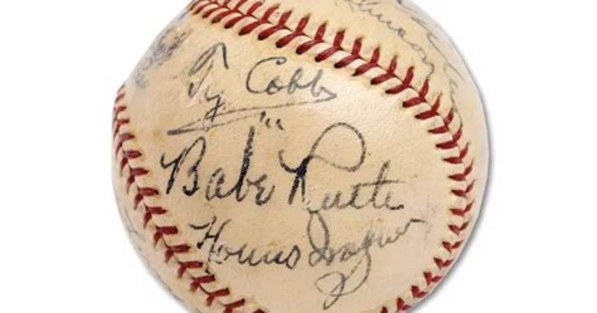 What's the Most Expensive Autographed Baseball?
