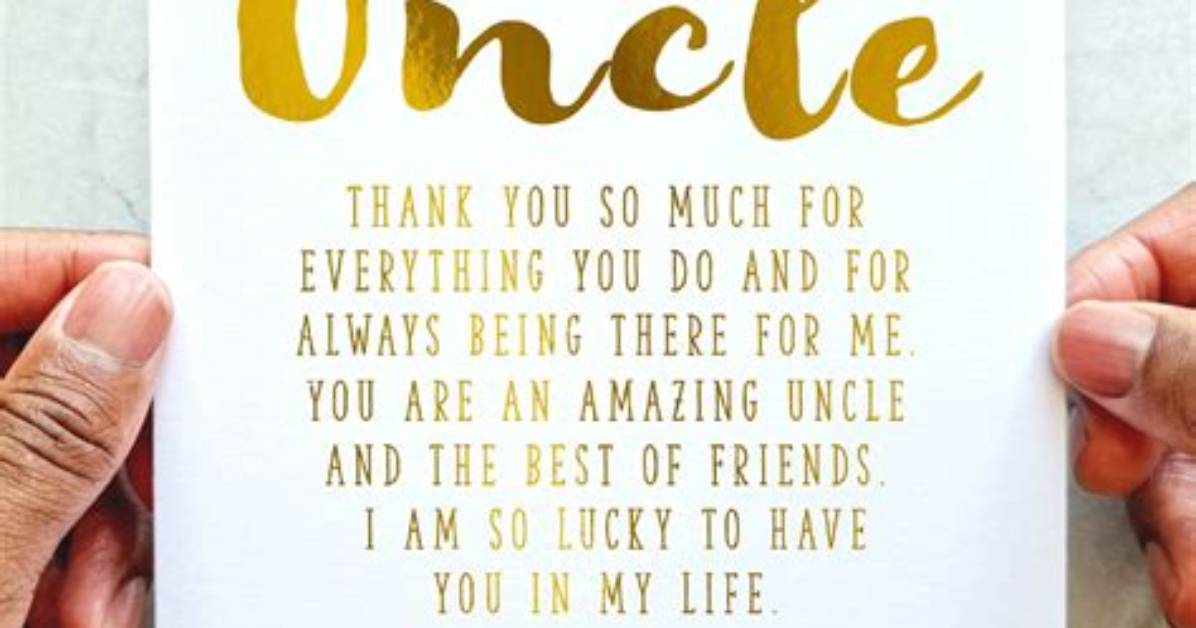 What Should I Write to My Uncle?