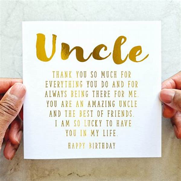 What Should I Write to My Uncle?