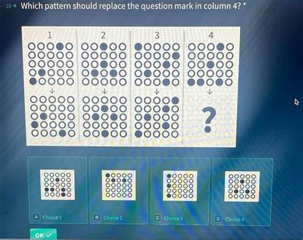 What Should Replace the Question Mark in the Below Table?