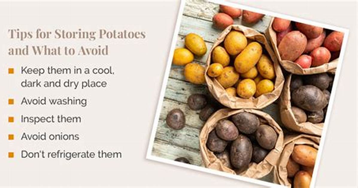 What Should You Not Store with Potatoes?