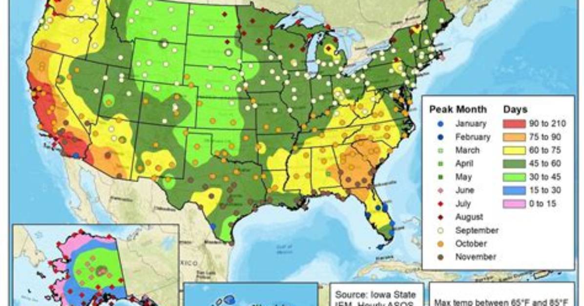 What State Has the Nicest Weather Year Round?