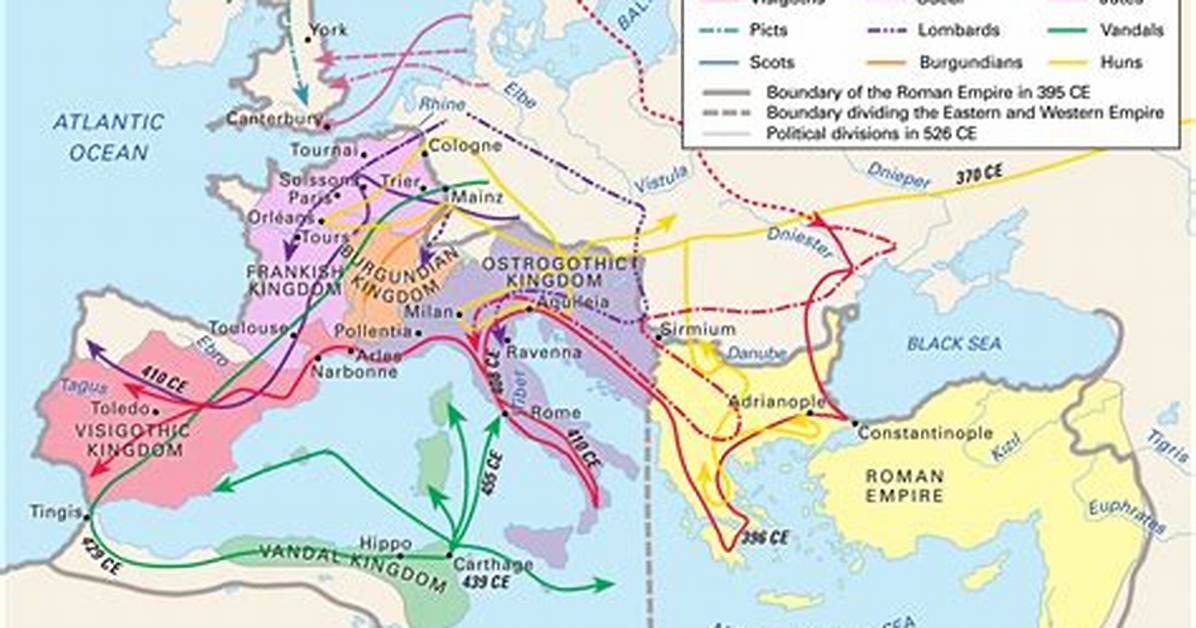 What Three Groups Invaded Rome?