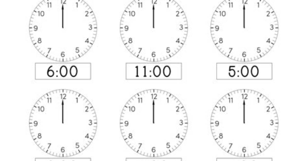 What Time Is It When the Hour Hand and the Minute Hand Are Both Pointing to the Same Number?
