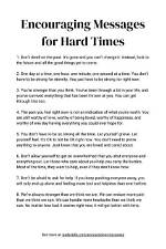 What to Say During Challenging Times?