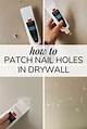 What to Use to Cover Nail Holes in the Exterior of a Home