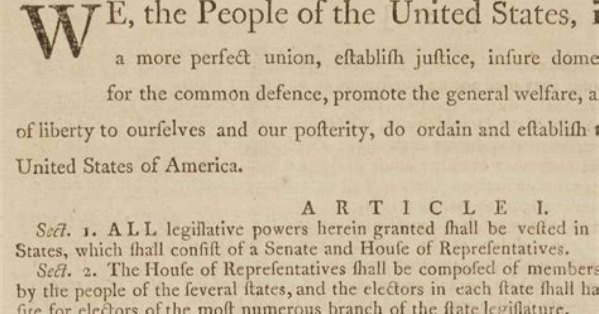 What Was America's First Formal Constitution