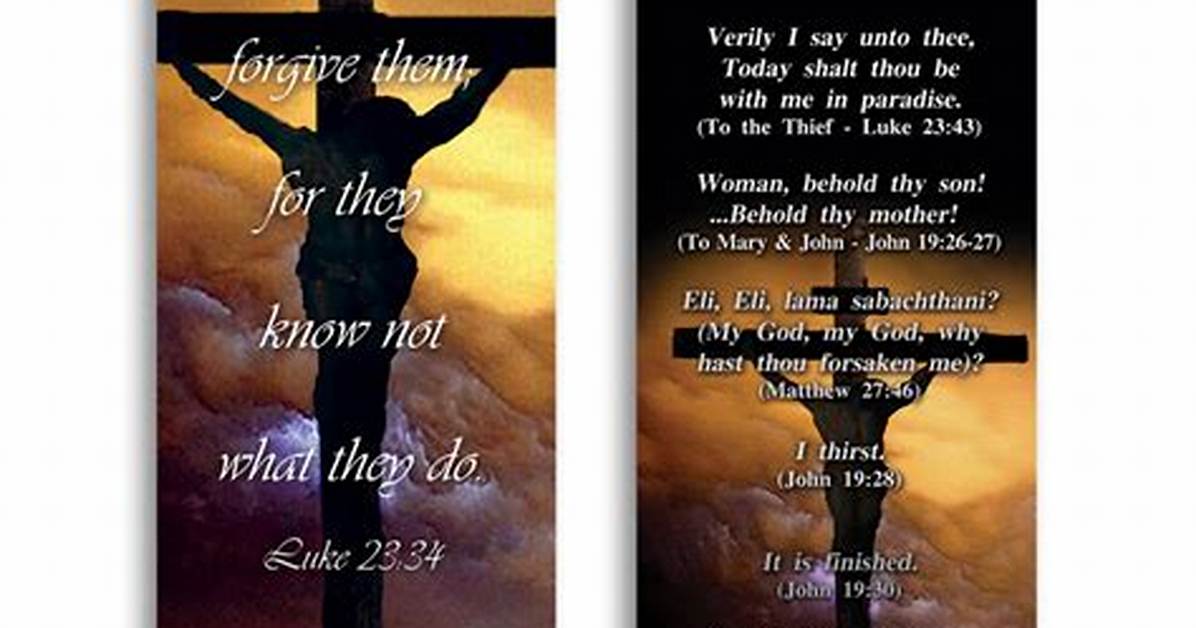 What Was Jesus Last Words Before He Died?