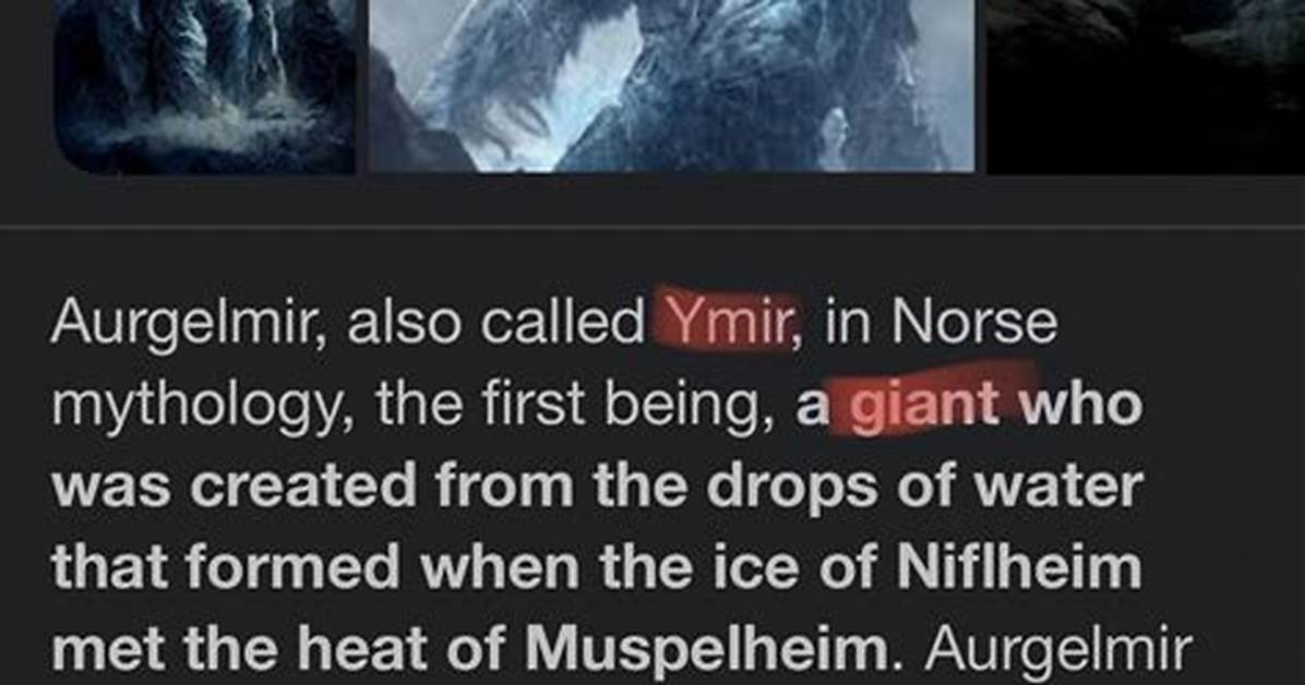 What Was Ymir's Real Name?
