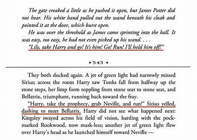 What Were Sirius Last Words?