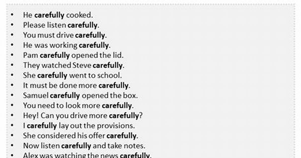 What Word Means to Read Carefully?