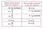 When a Capacitor Is Disconnected to a Battery?