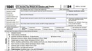 When Do Estates and Trusts Have to File Form 1041?