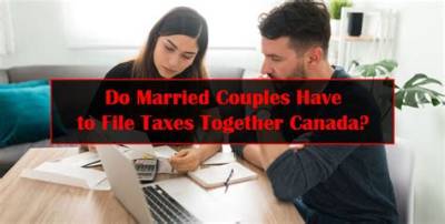 When Do Married Couples File Their Taxes Jointly?