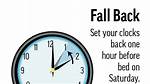 When Do the Clocks Turn Back?