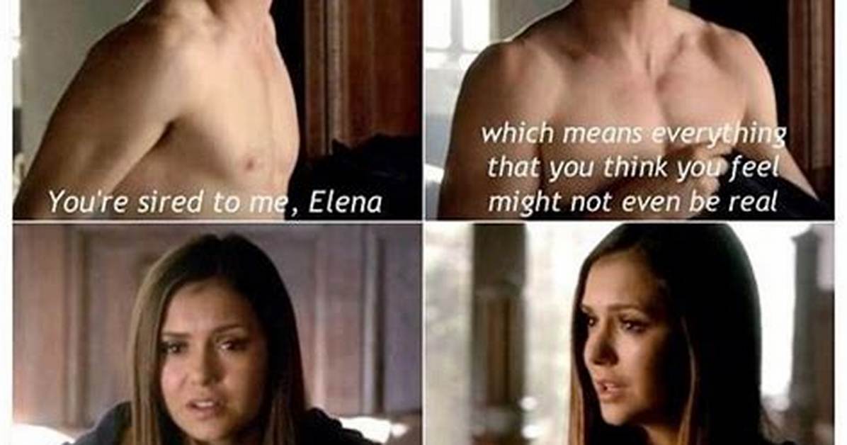 When Does Elena Get Sired to Damon?