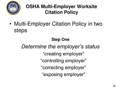 When Employer Receives an Osha Citation It Must Be?