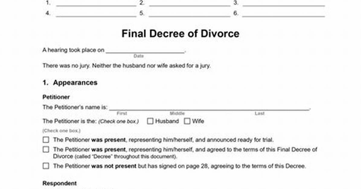 When Is a Divorce Decree Supposed to Be Signed?