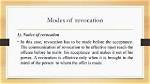 When Is Revocation Effective?