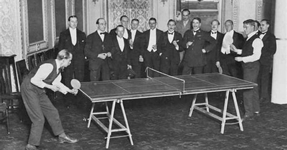 When Ping Pong Was Invented?