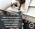 When to Unhook Outside Hose?
