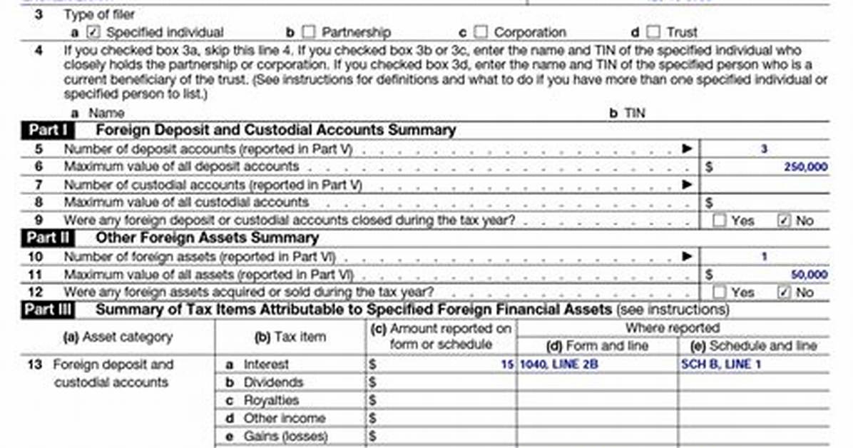 When to Use Form 8938 for Foreign Financial Assets?