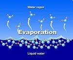 When Water Evaporates, the Energy That Was Used to Evaporate the Water