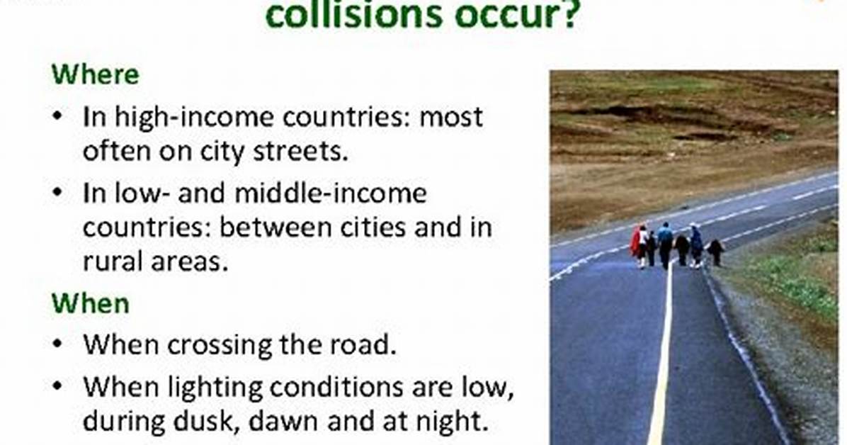 Where Do Most Pedestrian Collisions Occur?