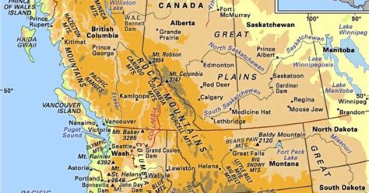 Where Do the Rocky Mountains Begin and End?