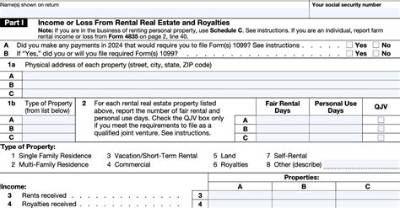 Where Do You Report Loss on Rental Property?
