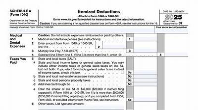 Where Does Line 5A on Schedule a Come from?