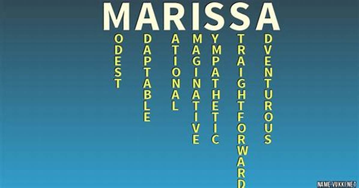Where Does the Name Marisa Come from?