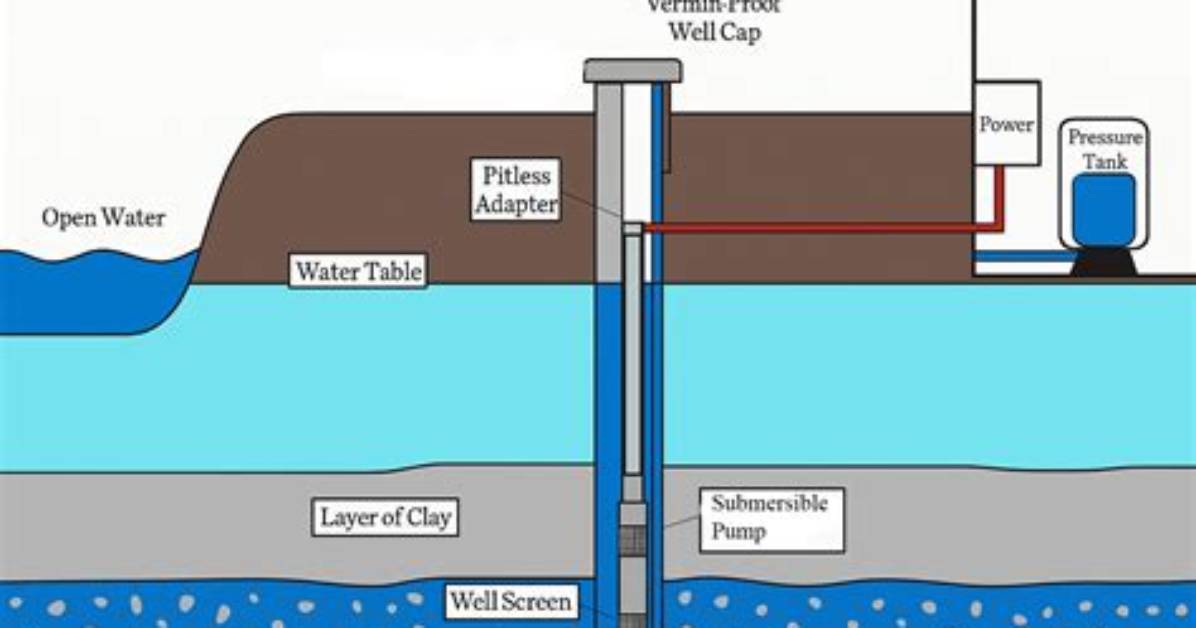 Where Is a Well Usually Located?