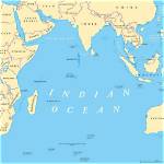 Where Is Indian Ocean Located on a Map