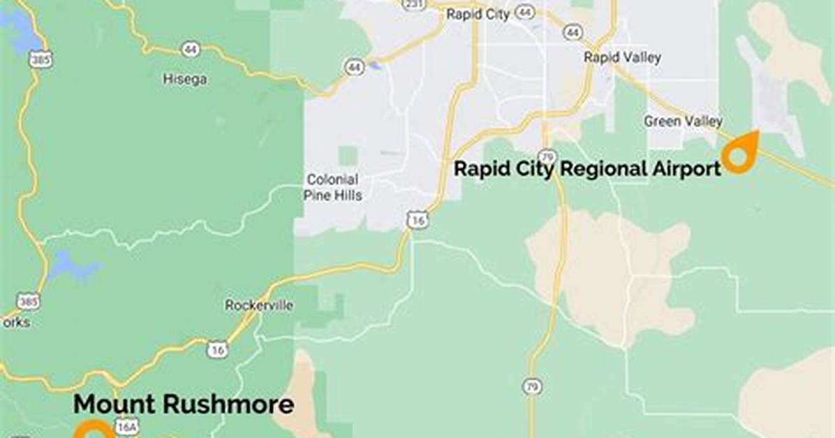 Where Is the Closest Airport to Mount Rushmore?