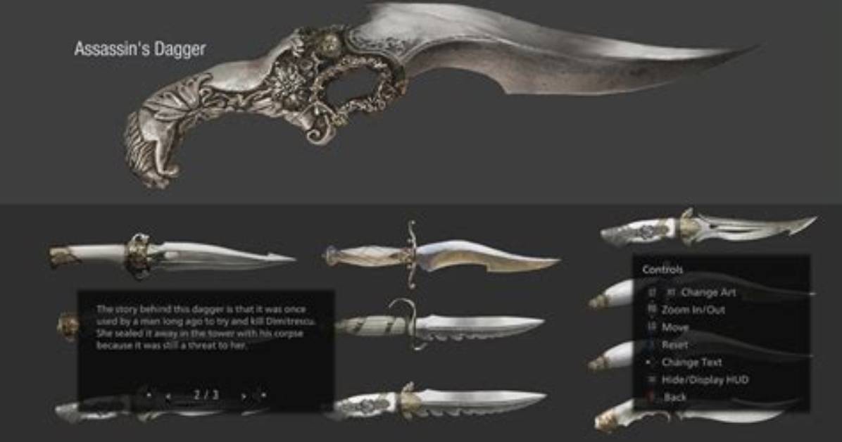 Where Is the Dagger of Deaths Flowers Re8?