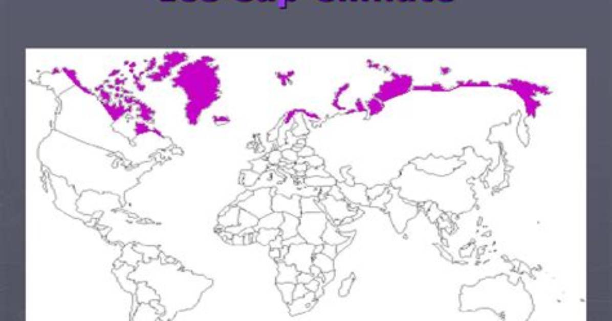 Where Is the Ice Cap Climate Located