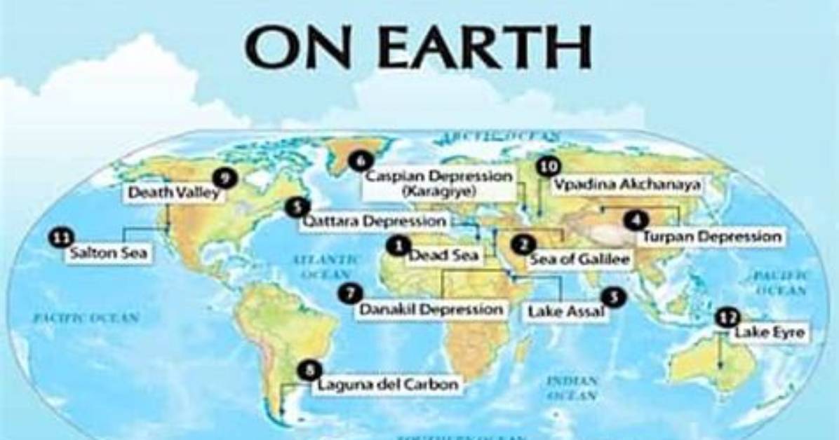 Where Is the Lowest Land Surface in the Western Hemisphere