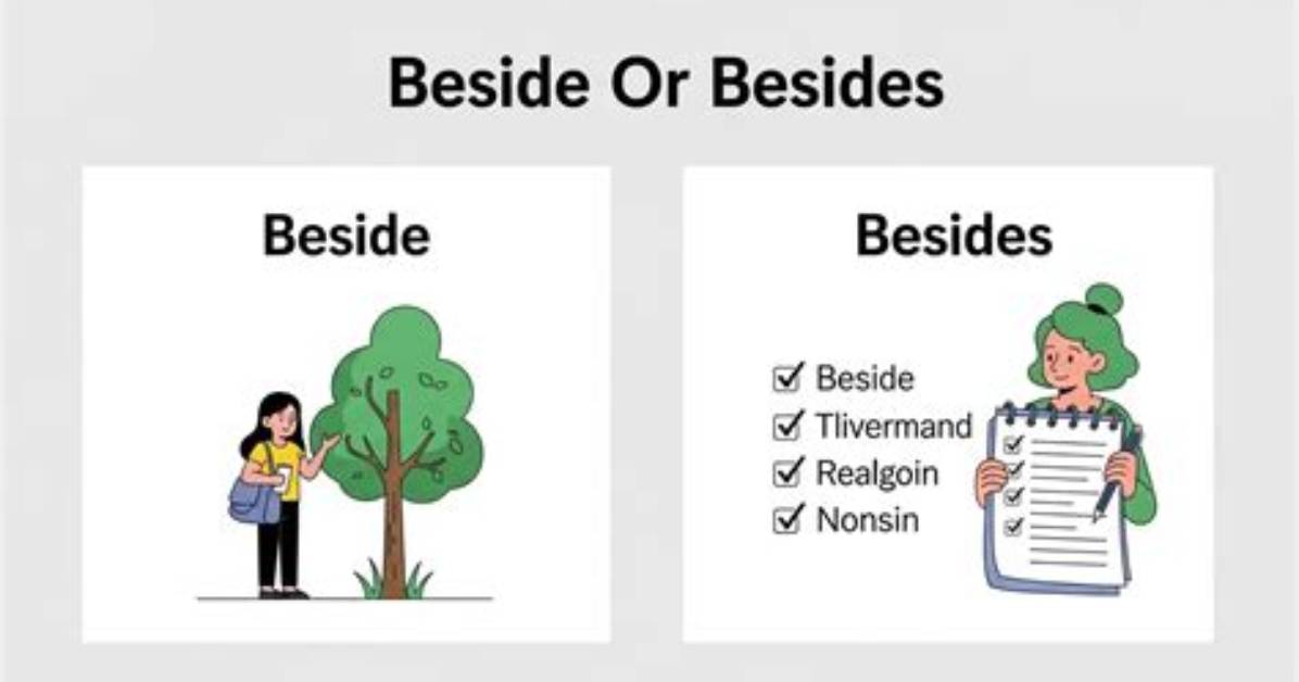 Which Is Correct Beside or Besides?