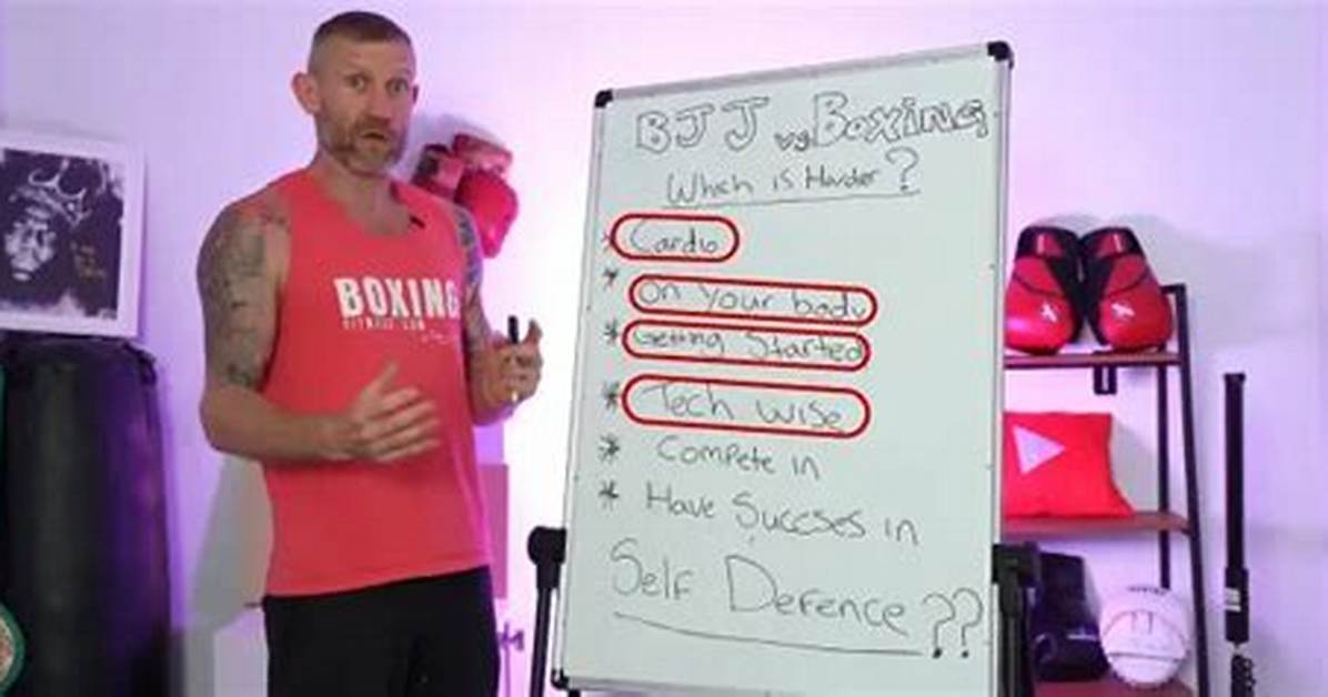 Which Is Harder Bjj or Boxing?