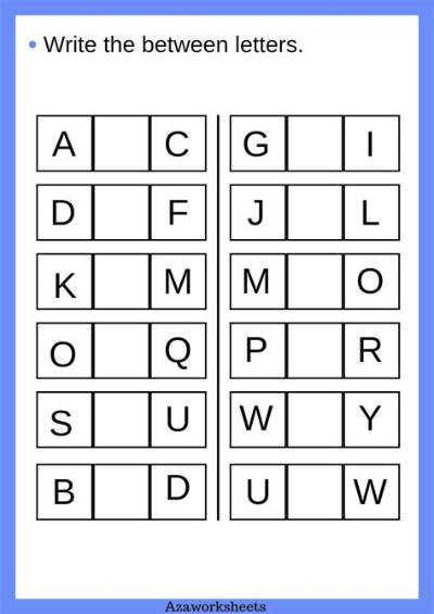 Which Letter Is Between a and C?