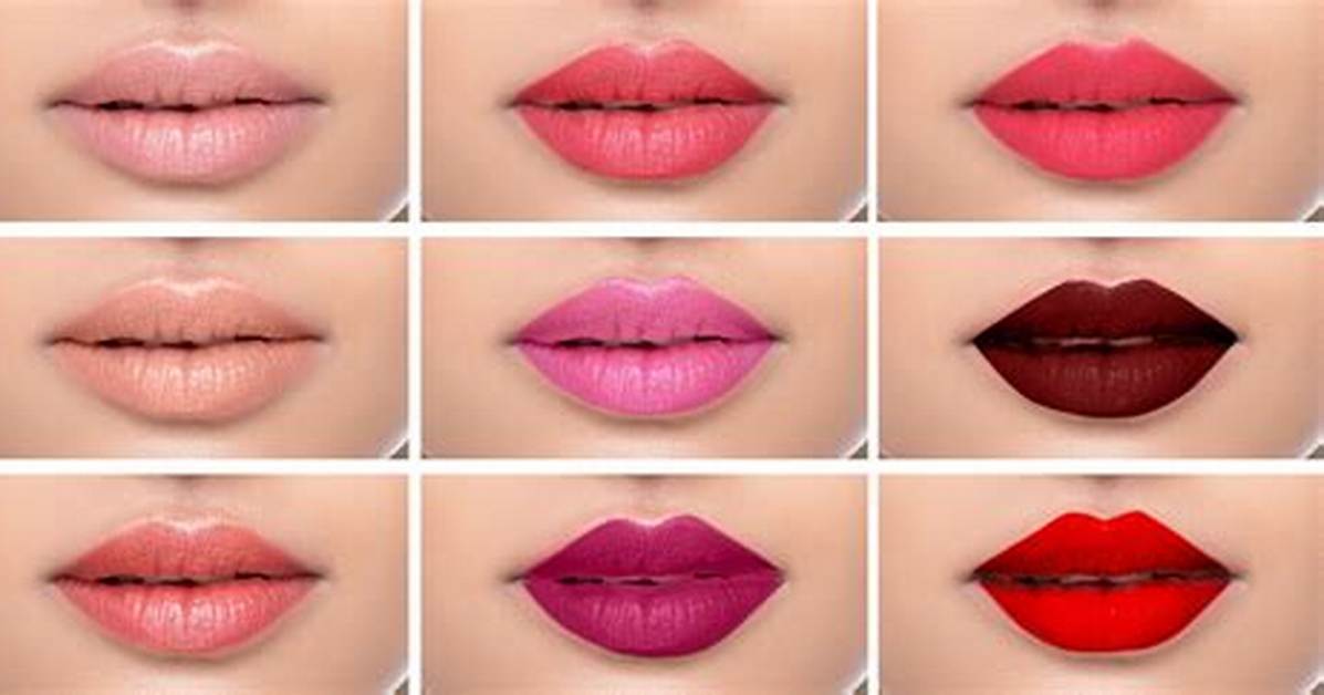 Which Lip Colour Is Most Attractive?