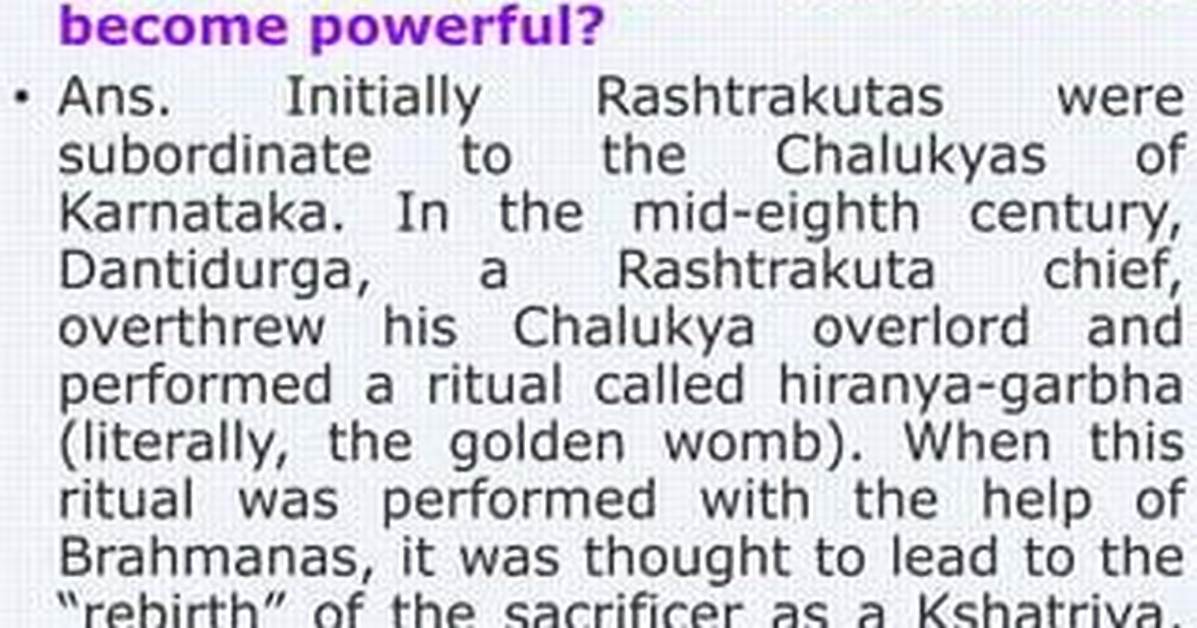 Which Religion Did the Rashtrakutas Patronize?