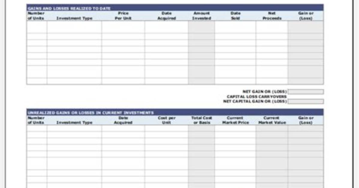 Which Schedule Reports Capital Gains and Losses?