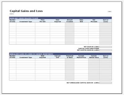 Which Schedule Reports Capital Gains and Losses?